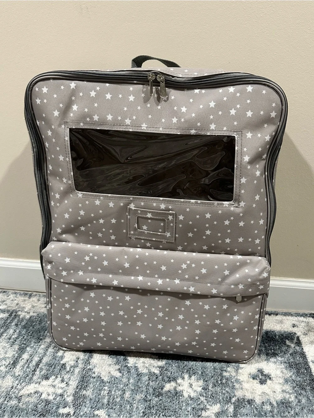 Double Doll Carrier Backpack Gray Star for 18